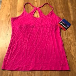 Patagonia Pink Slim Fit Tank NWT Large